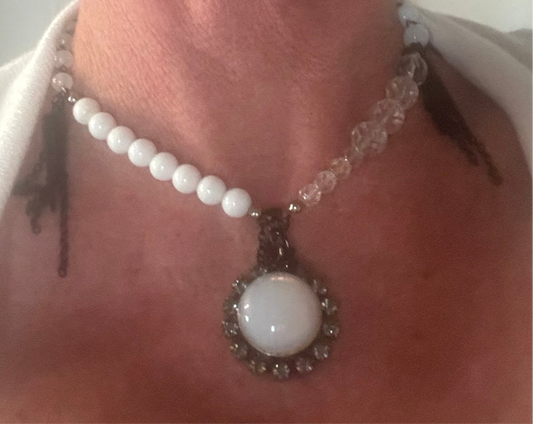Elegant White Sand Necklace