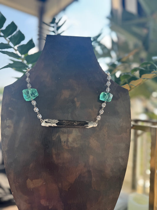 Petrified Woody Necklace