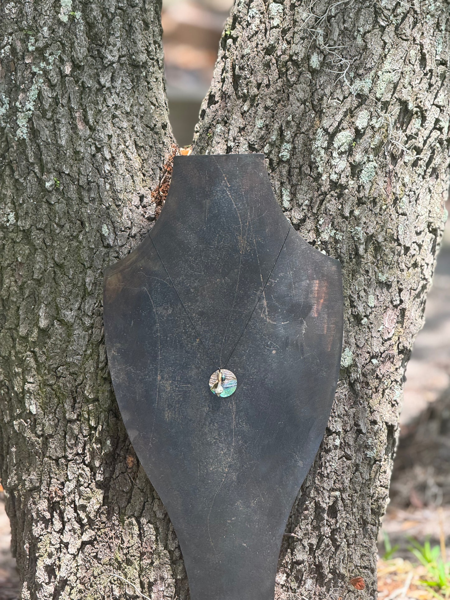 The Birdie Necklace- 2:44 Mother of Pearl & Conch