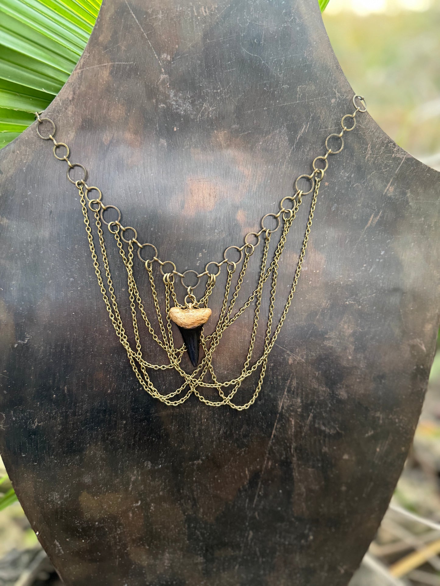 Georgia Prehistoric Mako Waterfall Necklace