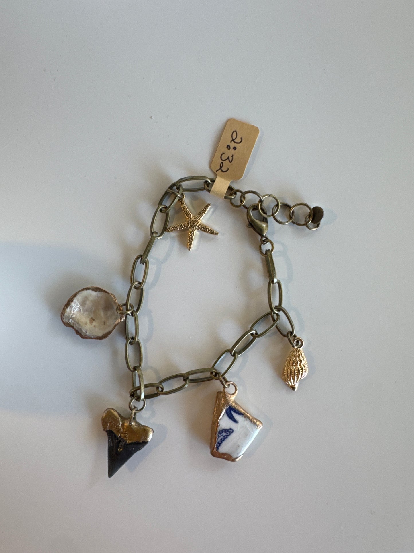 The Sissy James Bracelet- 2:32 Bronze, Beach,Shells, Fossil