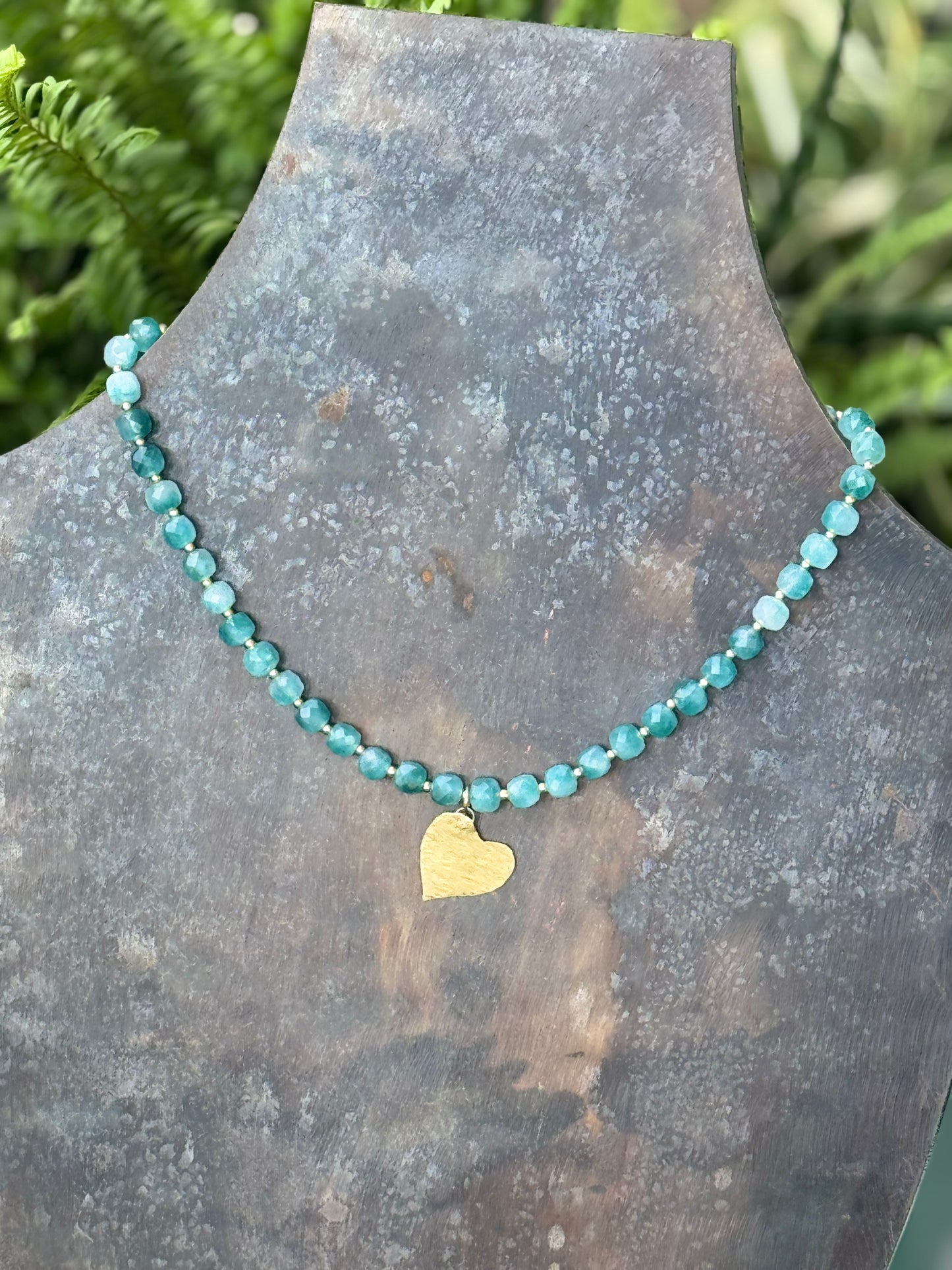 The Chrysoprase Beaded Necklace