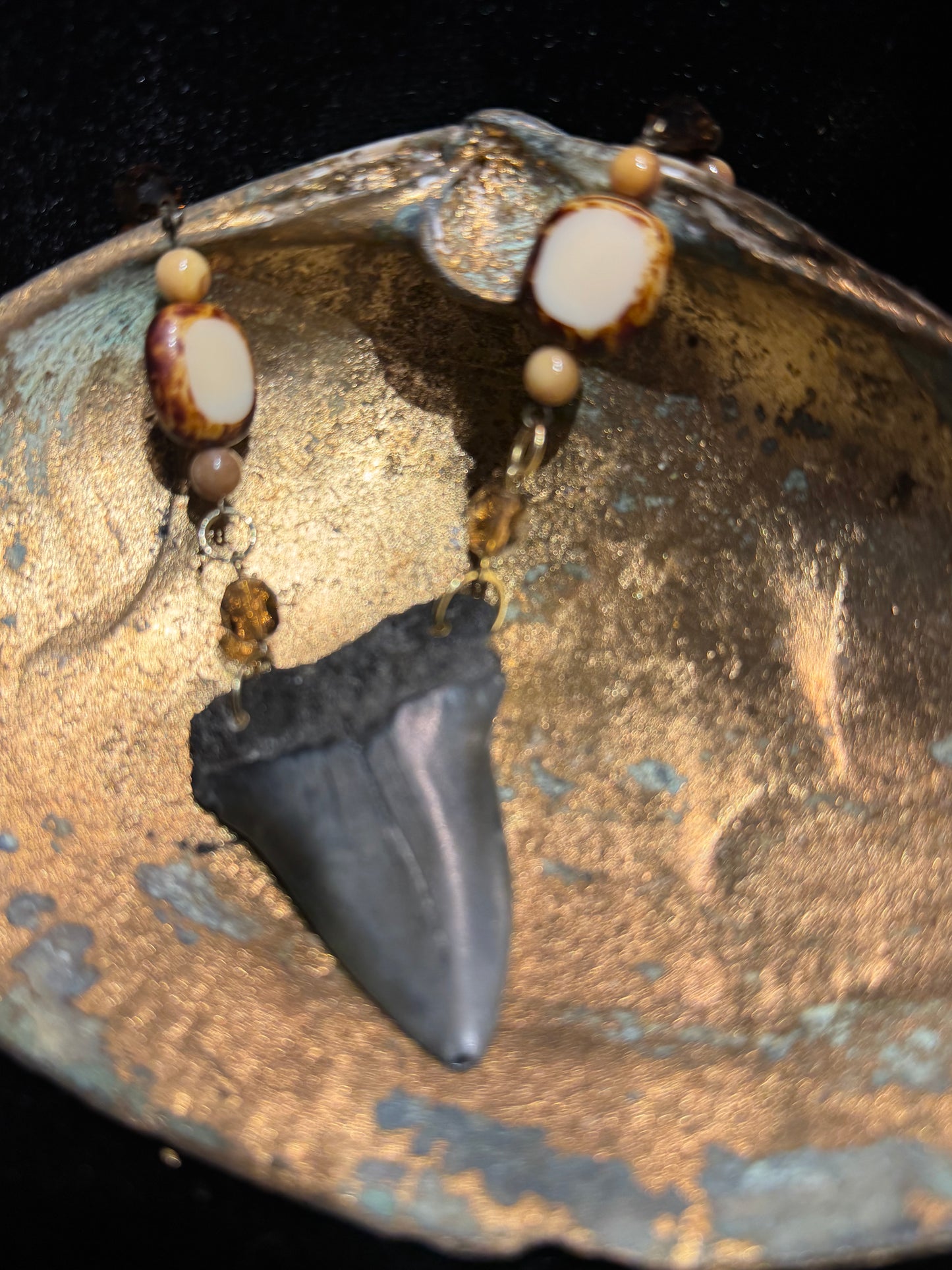 Sand and Salt Shark Necklace