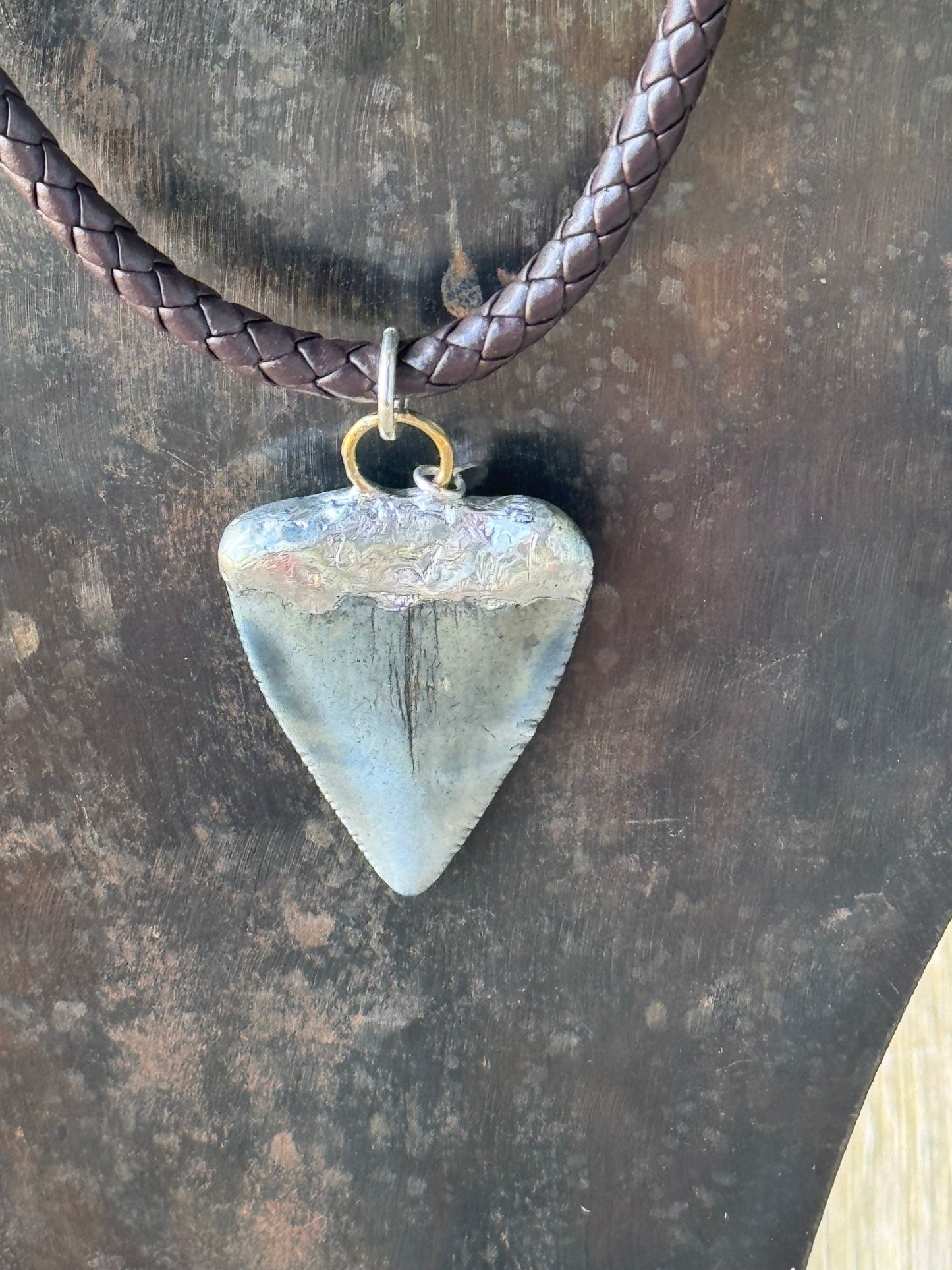 The Ocean Sentinel Necklace- 2:54 Woven rope & Meg