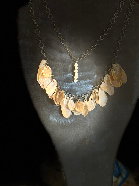 Free The Chaos Bronze Necklace