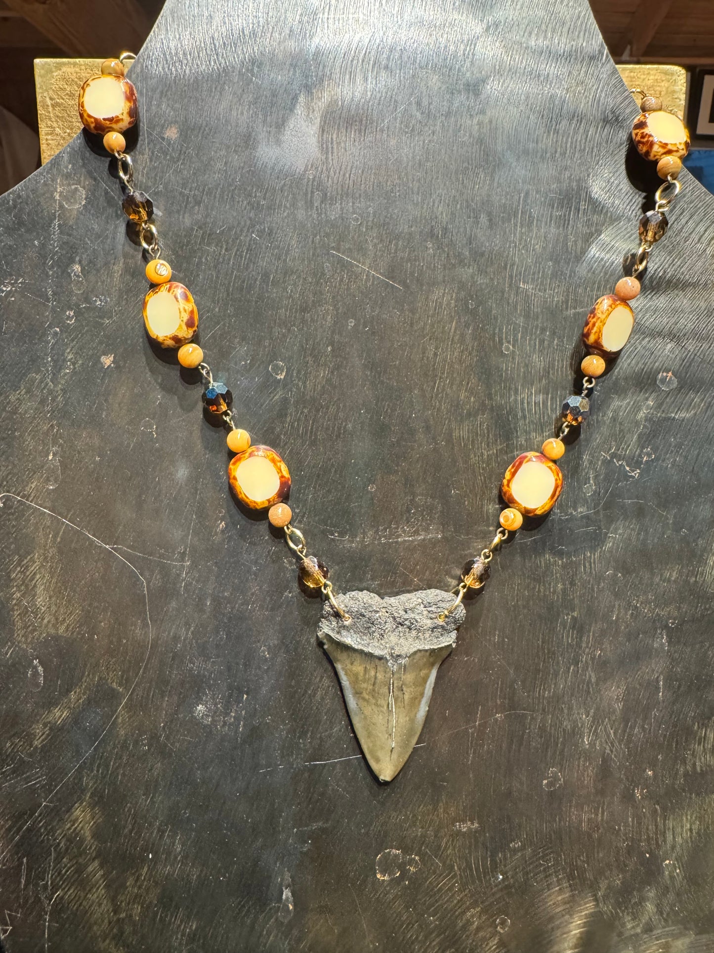 Sand and Salt Shark Necklace