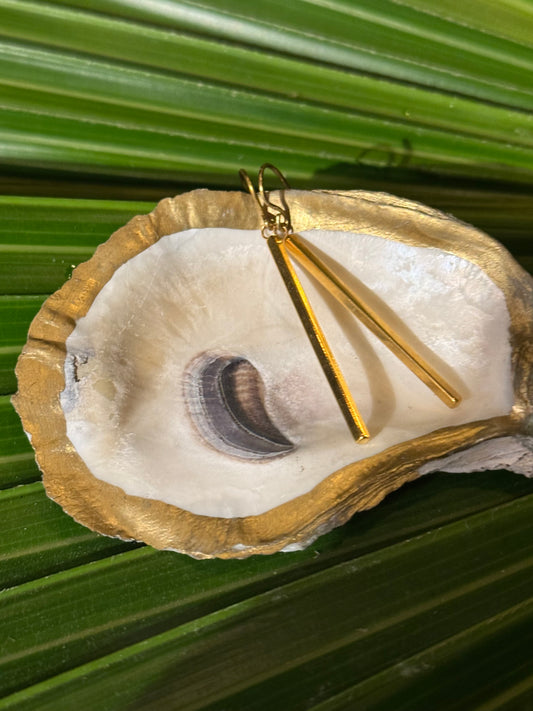 Gold Dang Dangle Earrings