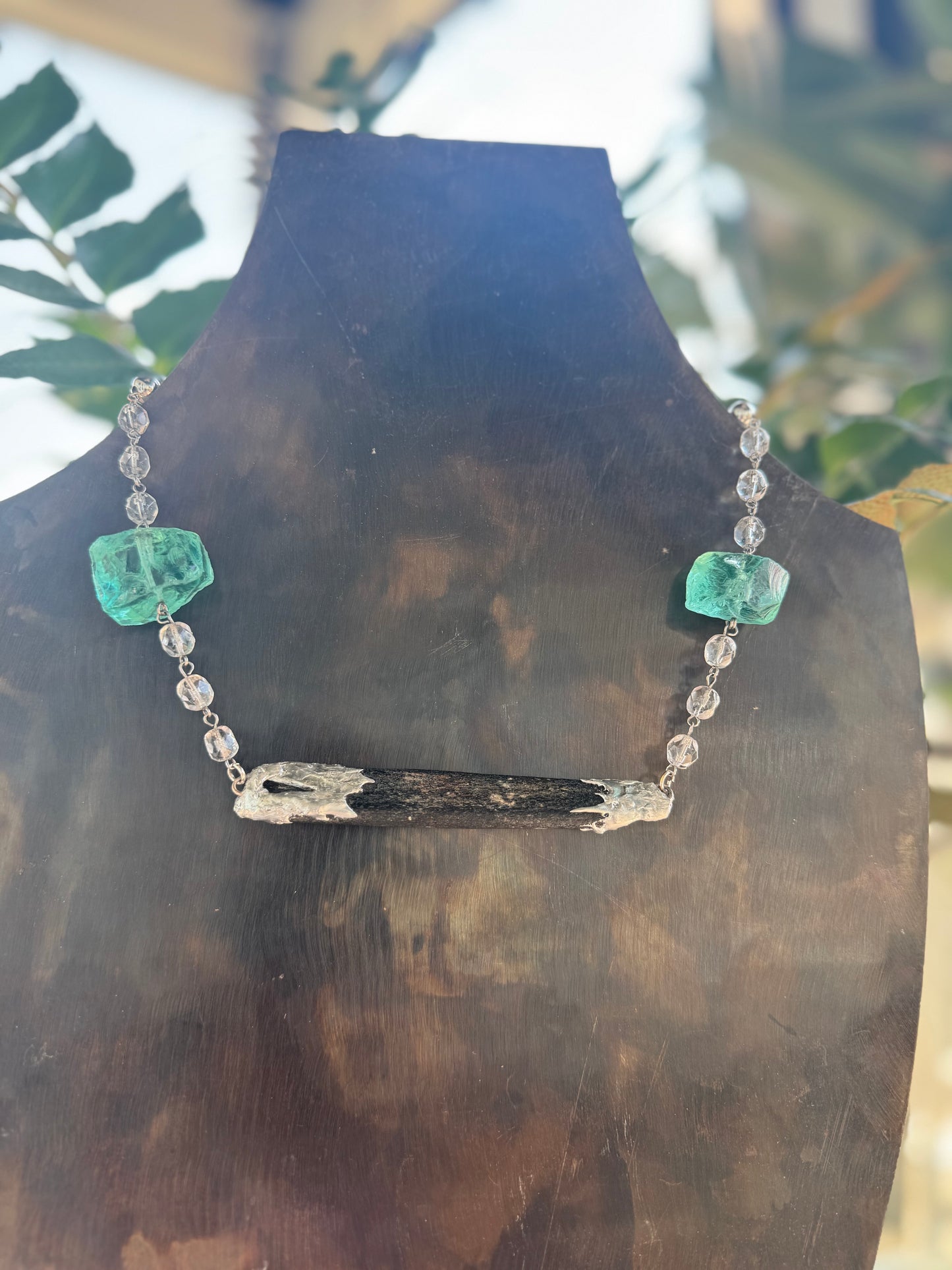 Petrified Woody Necklace