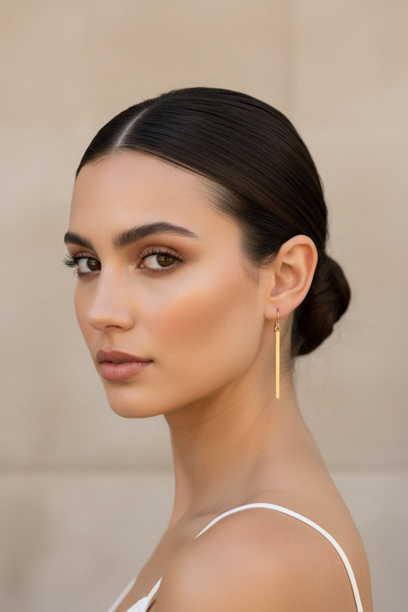 Gold Dang Dangle Earrings