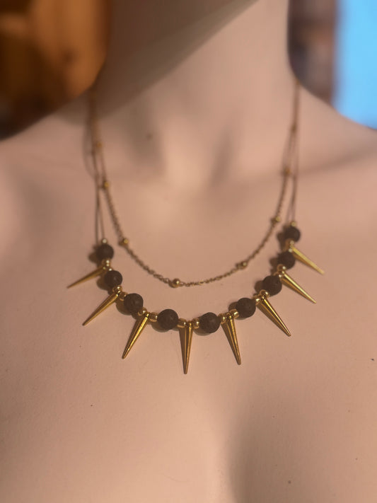 Coastal Spiked Twice Necklace