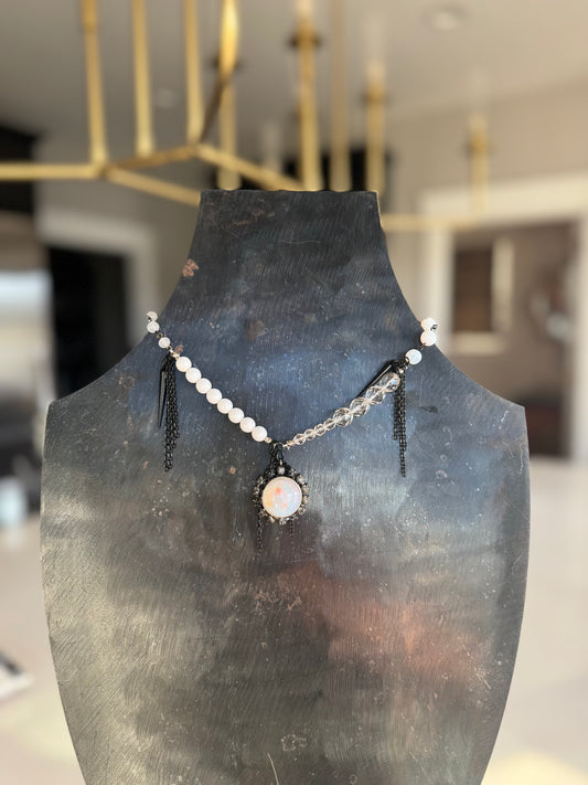 Elegant White Sand Necklace