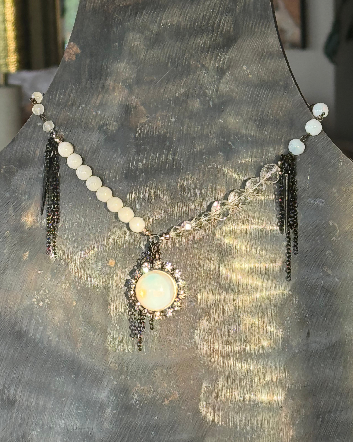 Elegant White Sand Necklace