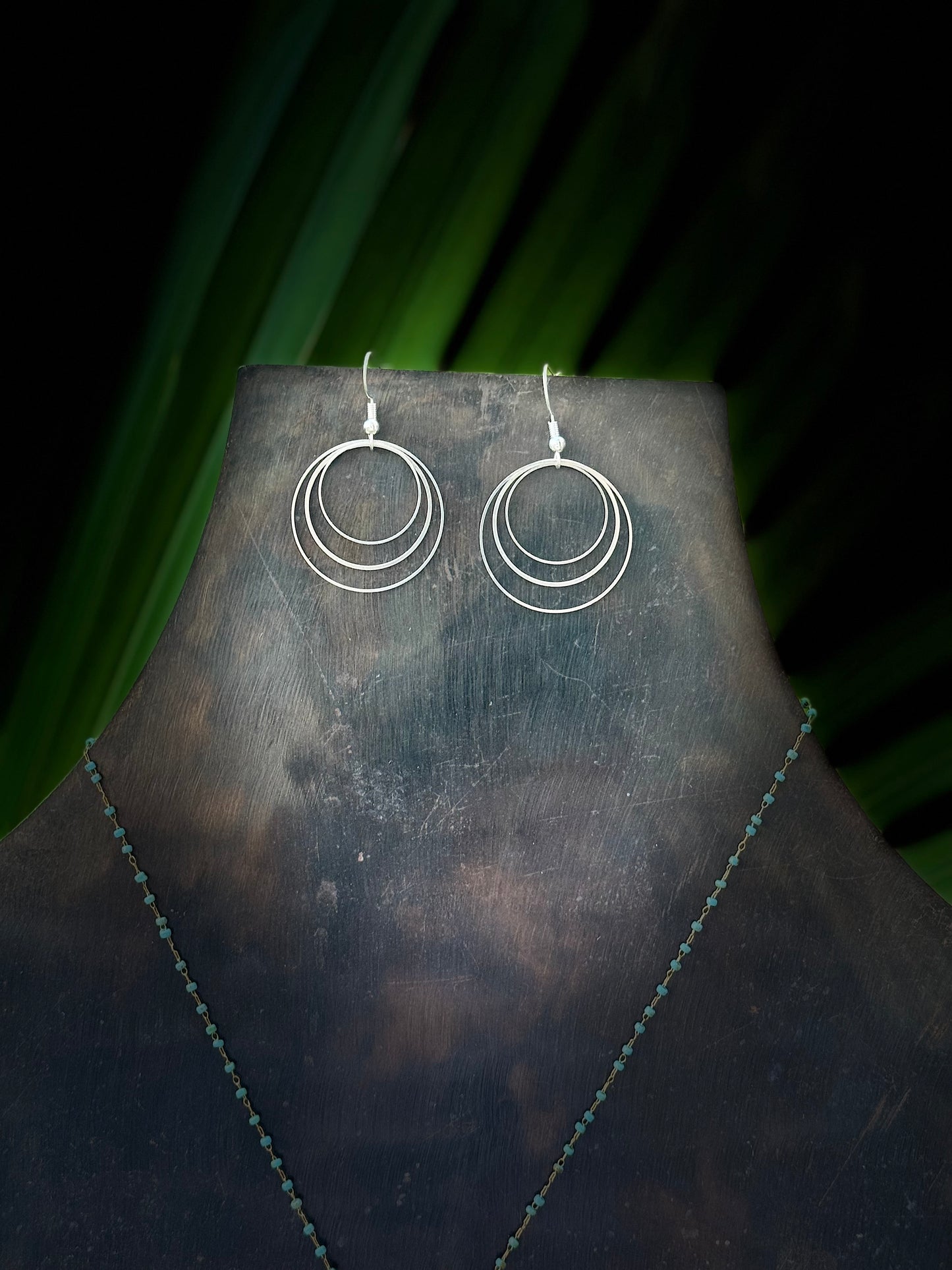 Three Circle Earring Silver