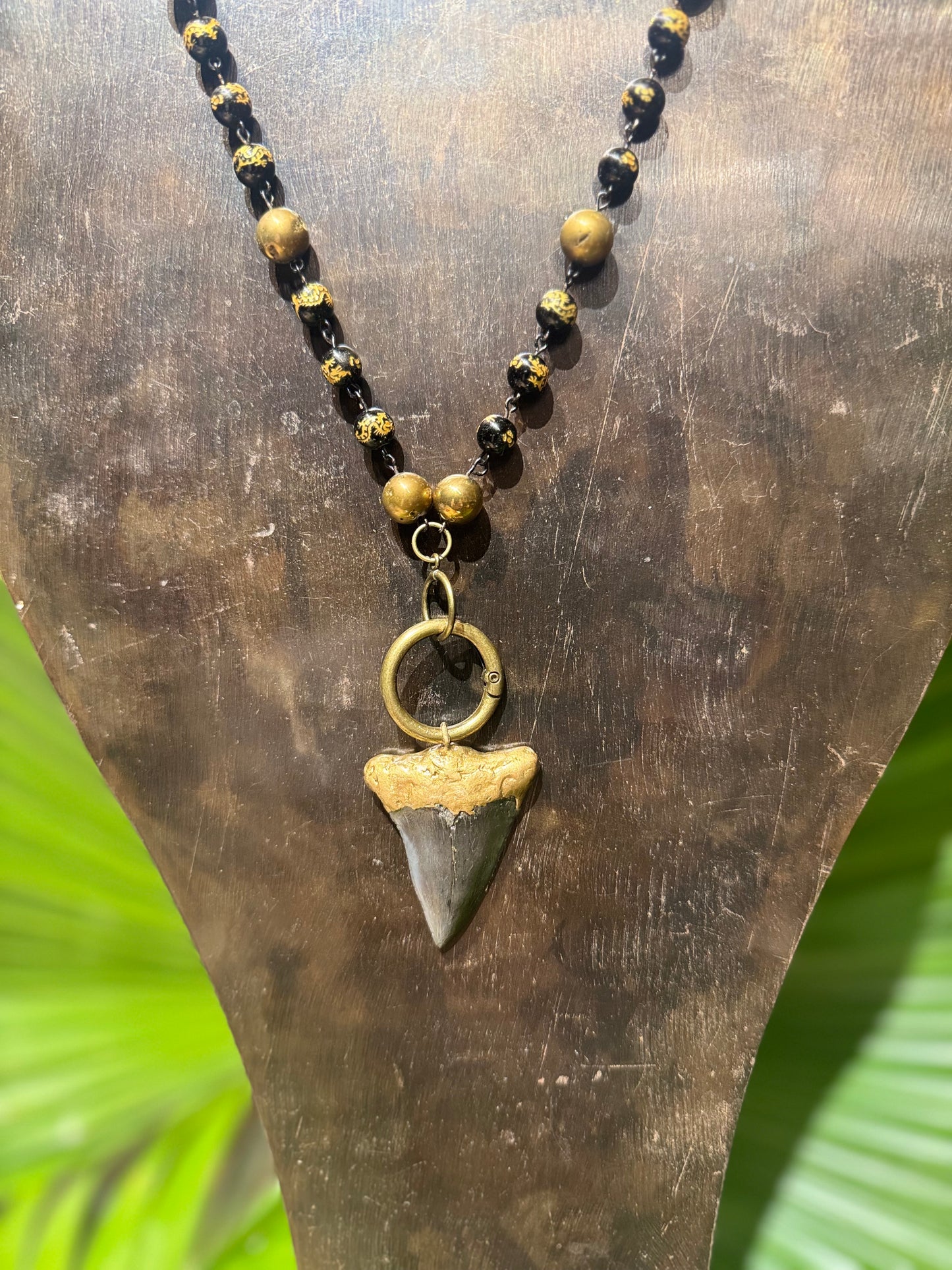 Bronze Chain with Mako Shark Tooth