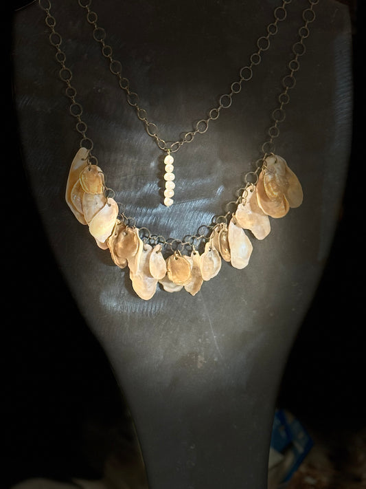 Free The Chaos Bronze Necklace