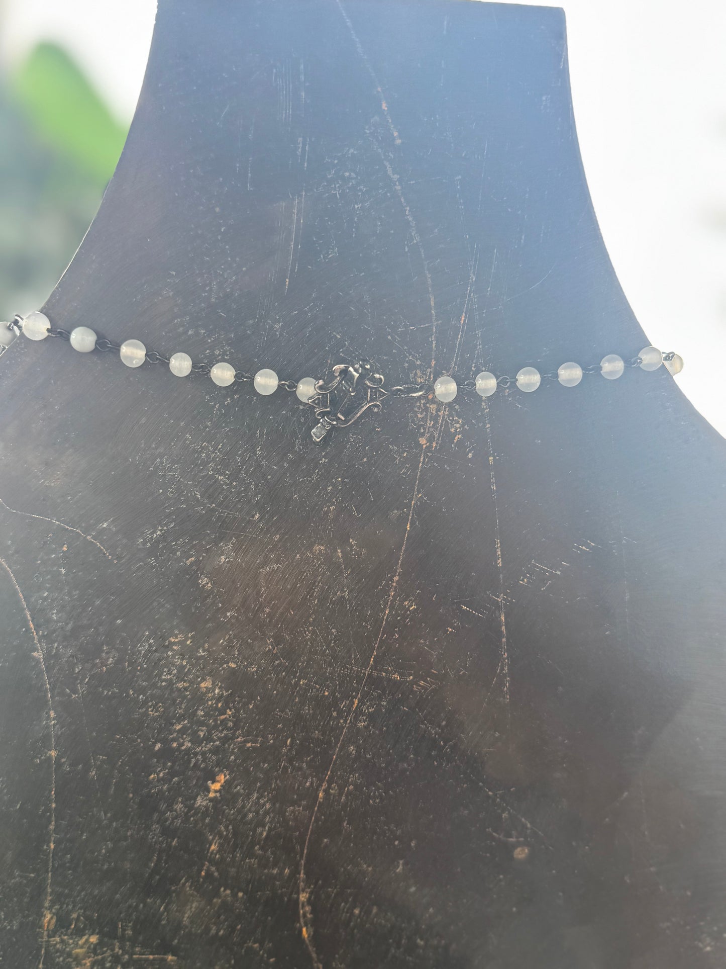 White Elegant Shark Necklace