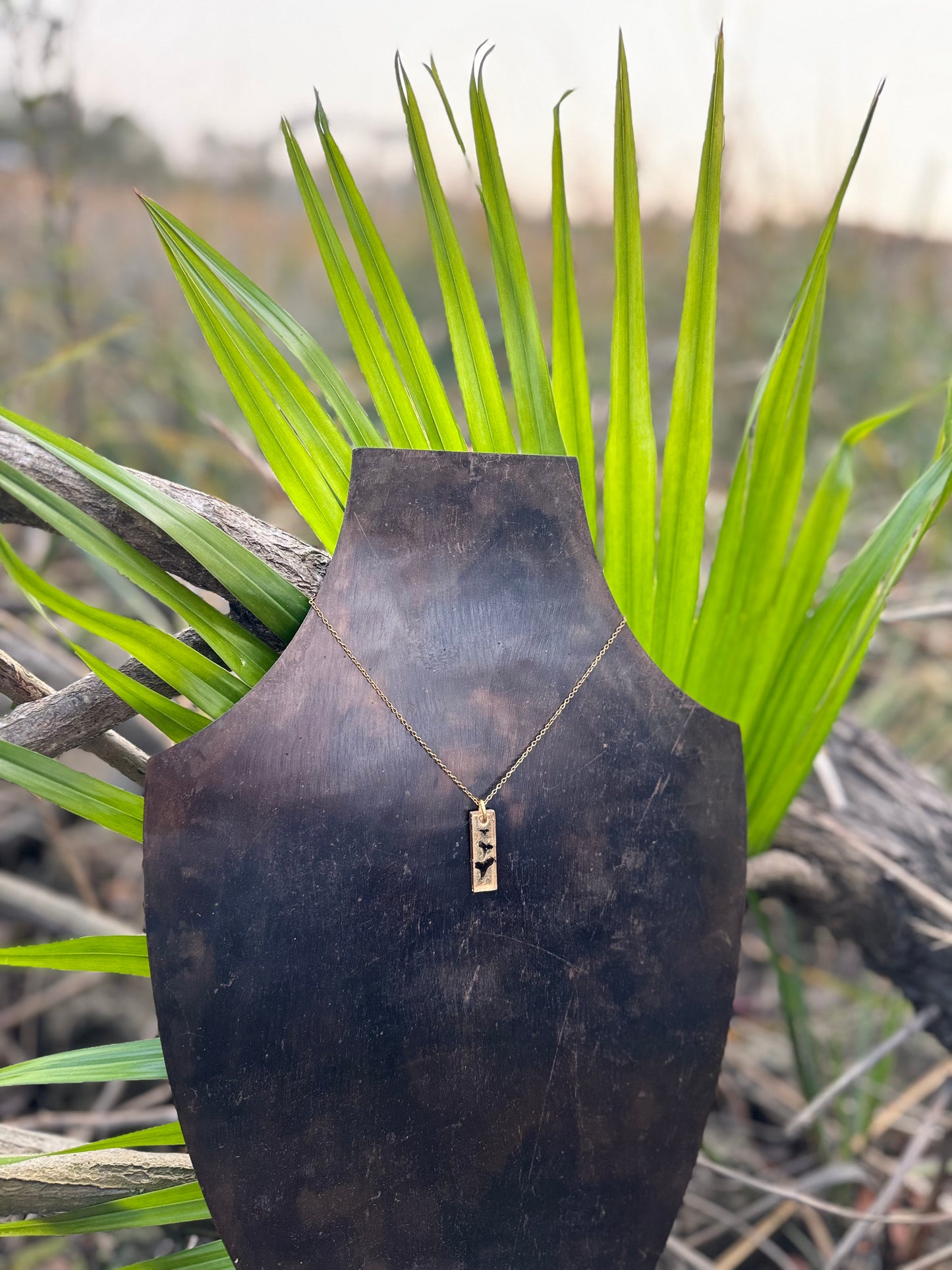 Three Teeth Ghost Necklace